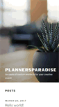 Mobile Screenshot of plannersparadise.com